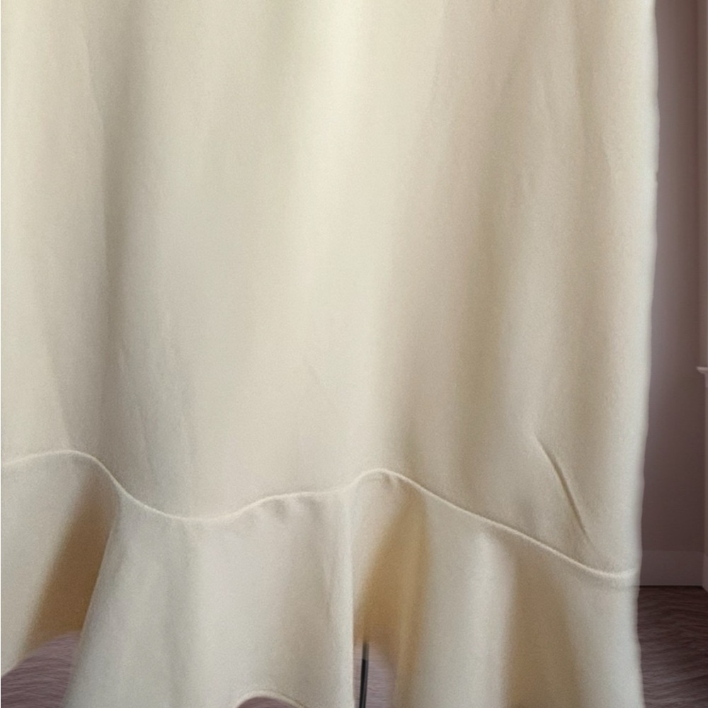 Betsey Johnson yellow cream  Bell Sleeve Dress - Picture 9 of 16